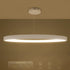 kelvo® NEMESIS KLV-101-0212 Κρεμαστό Φωτιστικό Οροφής LED 67W 6700lm 180° AC 220-240V IP20 Ρυθμιζόμενο Λευκό CCT με Χειριστήριο από 2700K έως 6000K Dimmable - Lumileds SMD Chip - Λευκό Ματ - Μ80 x Π80 x Υ4cm - 3 Χρόνια Εγγύηση - ledmania.gr