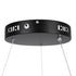 kelvo® NEMESIS KLV-101-0214 Κρεμαστό Φωτιστικό Οροφής LED 75W 7500lm 180° AC 220-240V IP20 Ρυθμιζόμενο Λευκό CCT με Χειριστήριο από 2700K έως 6000K Dimmable - Lumileds SMD Chip - Μαύρο Ματ - Μ100 x Π100 x Υ4cm - 3 Χρόνια Εγγύηση