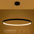 kelvo® NEMESIS KLV-101-0214 Κρεμαστό Φωτιστικό Οροφής LED 75W 7500lm 180° AC 220-240V IP20 Ρυθμιζόμενο Λευκό CCT με Χειριστήριο από 2700K έως 6000K Dimmable - Lumileds SMD Chip - Μαύρο Ματ - Μ100 x Π100 x Υ4cm - 3 Χρόνια Εγγύηση