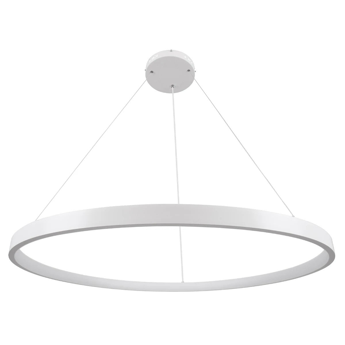 kelvo® NEMESIS KLV-101-0215 Κρεμαστό Φωτιστικό Οροφής LED 75W 7500lm 180° AC 220-240V IP20 Ρυθμιζόμενο Λευκό CCT με Χειριστήριο από 2700K έως 6000K Dimmable - Lumileds SMD Chip - Λευκό Ματ - Μ100 x Π100 x Υ4cm - 3 Χρόνια Εγγύηση - ledmania.gr