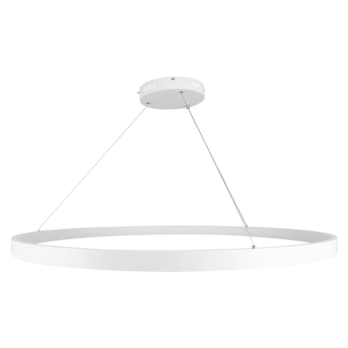 kelvo® NEMESIS KLV-101-0215 Κρεμαστό Φωτιστικό Οροφής LED 75W 7500lm 180° AC 220-240V IP20 Ρυθμιζόμενο Λευκό CCT με Χειριστήριο από 2700K έως 6000K Dimmable - Lumileds SMD Chip - Λευκό Ματ - Μ100 x Π100 x Υ4cm - 3 Χρόνια Εγγύηση - ledmania.gr
