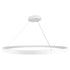 kelvo® NEMESIS KLV-101-0215 Κρεμαστό Φωτιστικό Οροφής LED 75W 7500lm 180° AC 220-240V IP20 Ρυθμιζόμενο Λευκό CCT με Χειριστήριο από 2700K έως 6000K Dimmable - Lumileds SMD Chip - Λευκό Ματ - Μ100 x Π100 x Υ4cm - 3 Χρόνια Εγγύηση - ledmania.gr