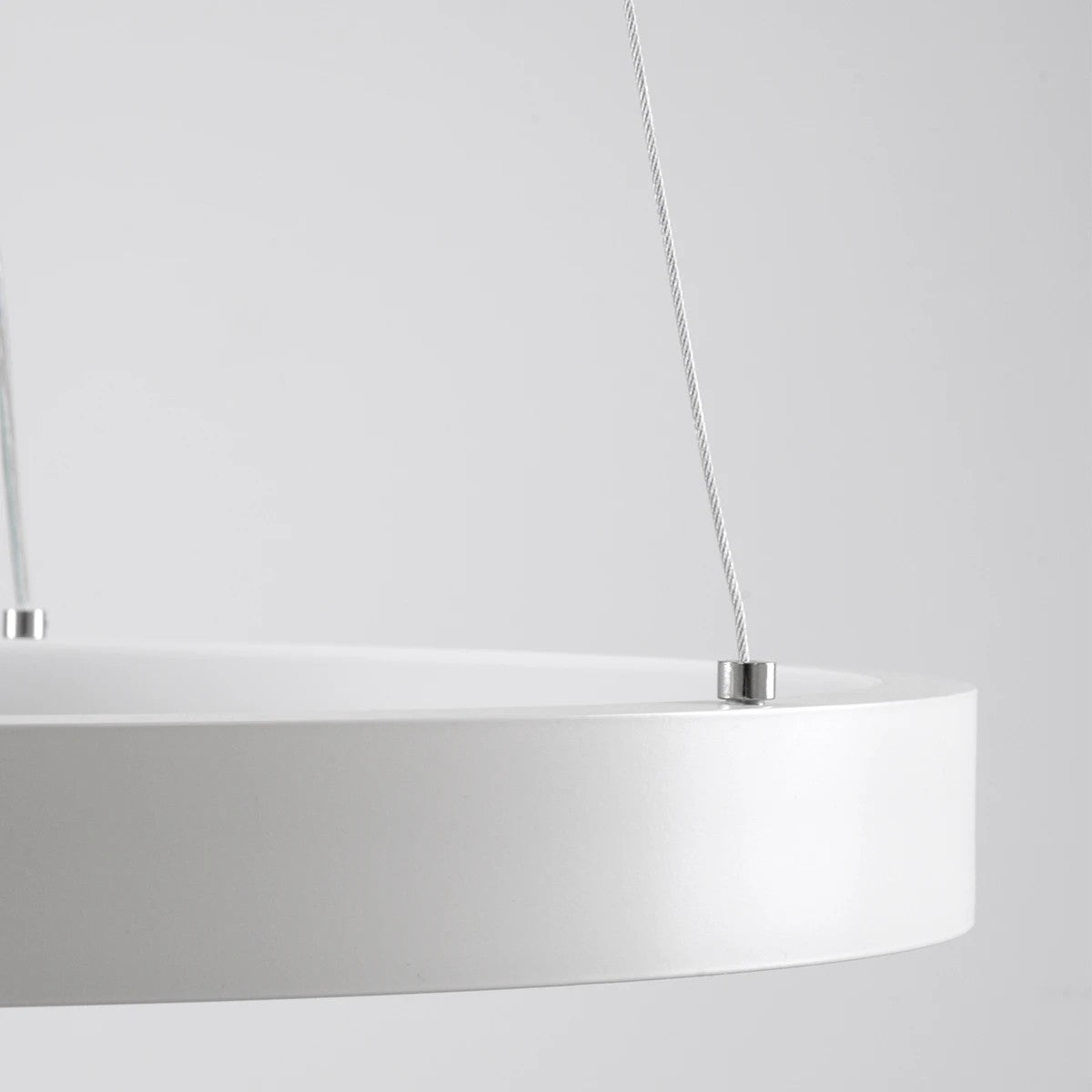 kelvo® NEMESIS KLV-101-0215 Κρεμαστό Φωτιστικό Οροφής LED 75W 7500lm 180° AC 220-240V IP20 Ρυθμιζόμενο Λευκό CCT με Χειριστήριο από 2700K έως 6000K Dimmable - Lumileds SMD Chip - Λευκό Ματ - Μ100 x Π100 x Υ4cm - 3 Χρόνια Εγγύηση - ledmania.gr