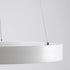 kelvo® NEMESIS KLV-101-0215 Κρεμαστό Φωτιστικό Οροφής LED 75W 7500lm 180° AC 220-240V IP20 Ρυθμιζόμενο Λευκό CCT με Χειριστήριο από 2700K έως 6000K Dimmable - Lumileds SMD Chip - Λευκό Ματ - Μ100 x Π100 x Υ4cm - 3 Χρόνια Εγγύηση - ledmania.gr