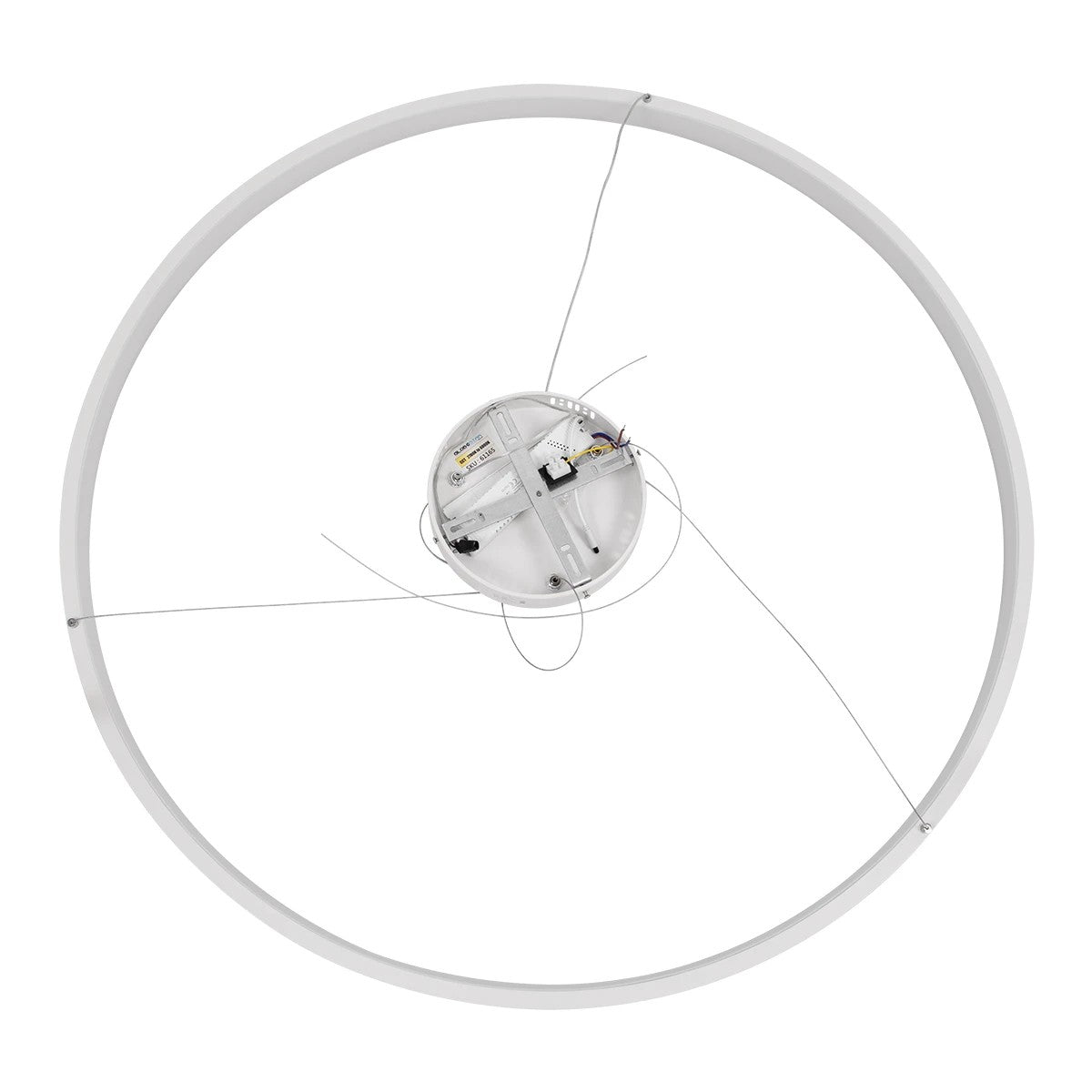 kelvo® NEMESIS KLV-101-0215 Κρεμαστό Φωτιστικό Οροφής LED 75W 7500lm 180° AC 220-240V IP20 Ρυθμιζόμενο Λευκό CCT με Χειριστήριο από 2700K έως 6000K Dimmable - Lumileds SMD Chip - Λευκό Ματ - Μ100 x Π100 x Υ4cm - 3 Χρόνια Εγγύηση - ledmania.gr