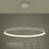 kelvo® NEMESIS KLV-101-0215 Κρεμαστό Φωτιστικό Οροφής LED 75W 7500lm 180° AC 220-240V IP20 Ρυθμιζόμενο Λευκό CCT με Χειριστήριο από 2700K έως 6000K Dimmable - Lumileds SMD Chip - Λευκό Ματ - Μ100 x Π100 x Υ4cm - 3 Χρόνια Εγγύηση - ledmania.gr