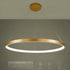 kelvo® NEMESIS KLV-101-0216 Κρεμαστό Φωτιστικό Οροφής LED 75W 7500lm 180° AC 220-240V IP20 Ρυθμιζόμενο Λευκό CCT με Χειριστήριο από 2700K έως 6000K Dimmable - Lumileds SMD Chip - Χρυσό Πλατίνα - Μ100 x Π100 x Υ4cm - 3 Χρόνια Εγγύηση - ledmania.gr