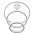 kelvo® NEMESIS KLV-101-0218 Κρεμαστό Φωτιστικό Οροφής LED 100W 10000lm 180° AC 220-240V IP20 Ρυθμιζόμενο Λευκό CCT με Χειριστήριο από 2700K έως 6000K Dimmable - Lumileds SMD Chip - Λευκό Ματ - Μ60 x Π60 x Υ60cm - 3 Χρόνια Εγγύηση - ledmania.gr
