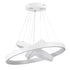 kelvo® NEMESIS KLV-101-0218 Κρεμαστό Φωτιστικό Οροφής LED 100W 10000lm 180° AC 220-240V IP20 Ρυθμιζόμενο Λευκό CCT με Χειριστήριο από 2700K έως 6000K Dimmable - Lumileds SMD Chip - Λευκό Ματ - Μ60 x Π60 x Υ60cm - 3 Χρόνια Εγγύηση - ledmania.gr