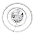 kelvo® NEMESIS KLV-101-0218 Κρεμαστό Φωτιστικό Οροφής LED 100W 10000lm 180° AC 220-240V IP20 Ρυθμιζόμενο Λευκό CCT με Χειριστήριο από 2700K έως 6000K Dimmable - Lumileds SMD Chip - Λευκό Ματ - Μ60 x Π60 x Υ60cm - 3 Χρόνια Εγγύηση - ledmania.gr