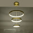 kelvo® NEMESIS KLV-101-0219-V2 Κρεμαστό Φωτιστικό Οροφής LED 100W 10000lm 180° AC 220-240V IP20 Ρυθμιζόμενο Λευκό CCT με Χειριστήριο από 2700K έως 6000K Dimmable - Lumileds SMD Chip - Χρυσό Πλατίνα - Μ60 x Π60 x Υ60cm - 3 Χρόνια Εγγύηση