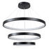 kelvo® NEMESIS KLV-101-0220 Κρεμαστό Φωτιστικό Οροφής LED 120W 12000lm 180° AC 220-240V IP20 Ρυθμιζόμενο Λευκό CCT με Χειριστήριο από 2700K έως 6000K Dimmable - Lumileds SMD Chip - Μαύρο Ματ - Μ80 x Π80 x Υ80cm - 3 Χρόνια Εγγύηση - ledmania.gr