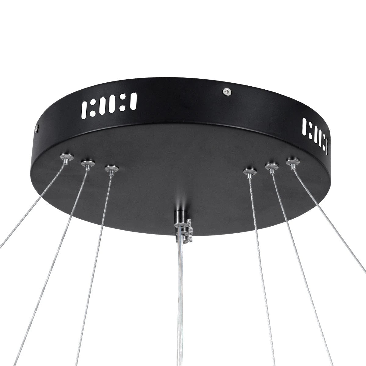 kelvo® NEMESIS KLV-101-0220 Κρεμαστό Φωτιστικό Οροφής LED 120W 12000lm 180° AC 220-240V IP20 Ρυθμιζόμενο Λευκό CCT με Χειριστήριο από 2700K έως 6000K Dimmable - Lumileds SMD Chip - Μαύρο Ματ - Μ80 x Π80 x Υ80cm - 3 Χρόνια Εγγύηση - ledmania.gr
