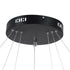 kelvo® NEMESIS KLV-101-0220 Κρεμαστό Φωτιστικό Οροφής LED 120W 12000lm 180° AC 220-240V IP20 Ρυθμιζόμενο Λευκό CCT με Χειριστήριο από 2700K έως 6000K Dimmable - Lumileds SMD Chip - Μαύρο Ματ - Μ80 x Π80 x Υ80cm - 3 Χρόνια Εγγύηση - ledmania.gr