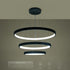 kelvo® NEMESIS KLV-101-0220-V2 Κρεμαστό Φωτιστικό Οροφής LED 120W 12000lm 180° AC 220-240V IP20 Ρυθμιζόμενο Λευκό CCT με Χειριστήριο από 2700K έως 6000K Dimmable - Lumileds SMD Chip - Μαύρο Ματ - Μ80 x Π80 x Υ80cm - 3 Χρόνια Εγγύηση