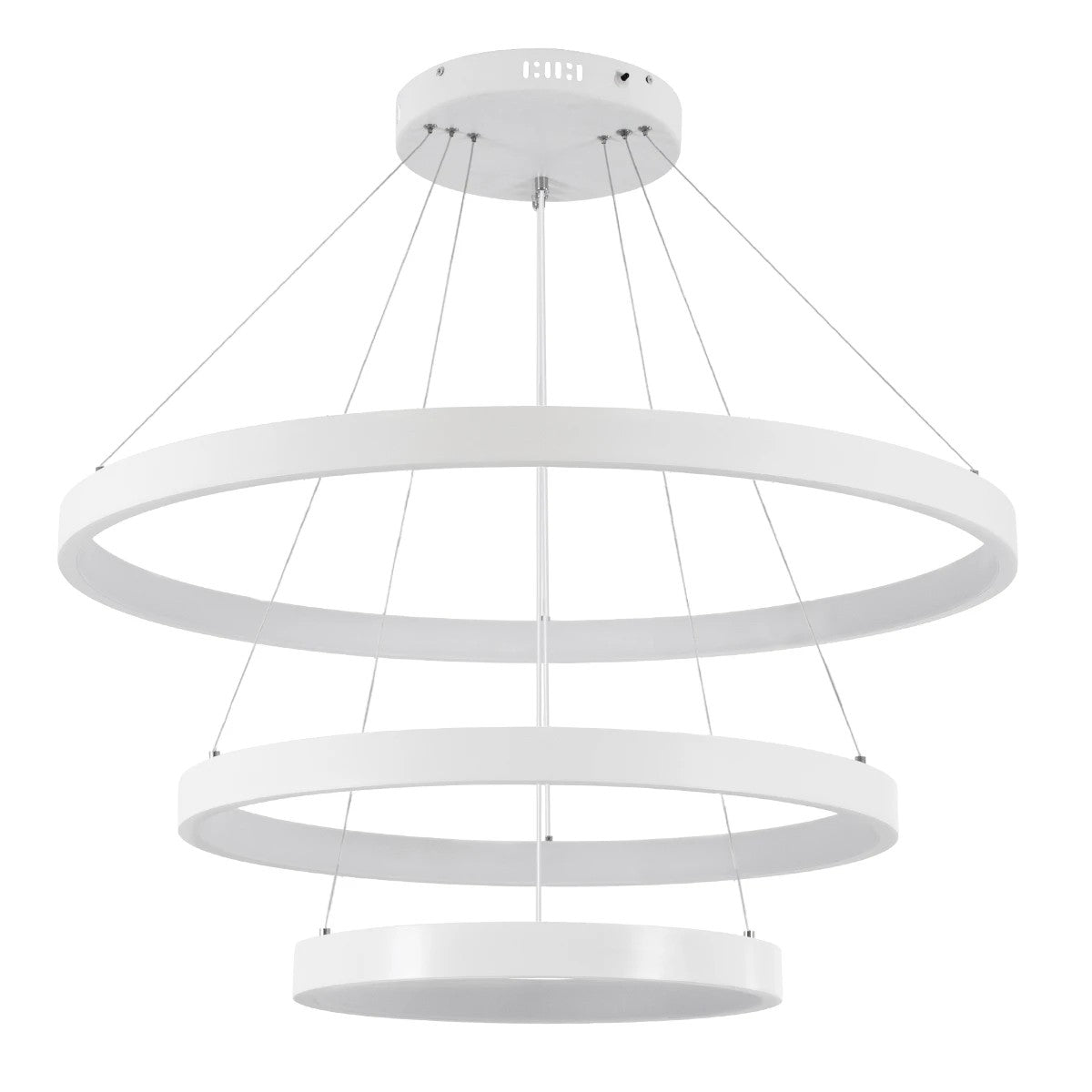 kelvo® NEMESIS KLV-101-0221 Κρεμαστό Φωτιστικό Οροφής LED 120W 12000lm 180° AC 220-240V IP20 Ρυθμιζόμενο Λευκό CCT με Χειριστήριο από 2700K έως 6000K Dimmable - Lumileds SMD Chip - Λευκό Ματ - Μ80 x Π80 x Υ80cm - 3 Χρόνια Εγγύηση - ledmania.gr