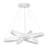 kelvo® NEMESIS KLV-101-0221 Κρεμαστό Φωτιστικό Οροφής LED 120W 12000lm 180° AC 220-240V IP20 Ρυθμιζόμενο Λευκό CCT με Χειριστήριο από 2700K έως 6000K Dimmable - Lumileds SMD Chip - Λευκό Ματ - Μ80 x Π80 x Υ80cm - 3 Χρόνια Εγγύηση - ledmania.gr