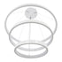 kelvo® NEMESIS KLV-101-0221-V2 Κρεμαστό Φωτιστικό Οροφής LED 120W 12000lm 180° AC 220-240V IP20 Ρυθμιζόμενο Λευκό CCT με Χειριστήριο από 2700K έως 6000K Dimmable - Lumileds SMD Chip - Λευκό Ματ - Μ80 x Π80 x Υ80cm - 3 Χρόνια Εγγύηση