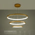 kelvo® NEMESIS KLV-101-0222-V2 Κρεμαστό Φωτιστικό Οροφής LED 120W 12000lm 180° AC 220-240V IP20 Ρυθμιζόμενο Λευκό CCT με Χειριστήριο από 2700K έως 6000K Dimmable - Lumileds SMD Chip - Χρυσό Πλατίνα - Μ80 x Π80 x Υ80cm - 3 Χρόνια Εγγύηση