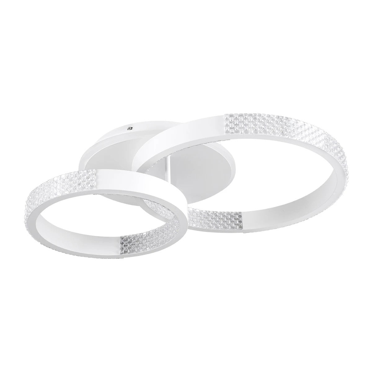 kelvo® DIAMOND KLV-101-0224 Φωτιστικό Οροφής LED 67W 6700lm 360° AC 220-240V IP20 Ρυθμιζόμενο Λευκό CCT με Χειριστήριο από 2700K έως 6000K Dimmable - Lumileds SMD Chip - Λευκό Ματ - Μ60 x Π40 x Υ14cm - 3 Χρόνια Εγγύηση - ledmania.gr