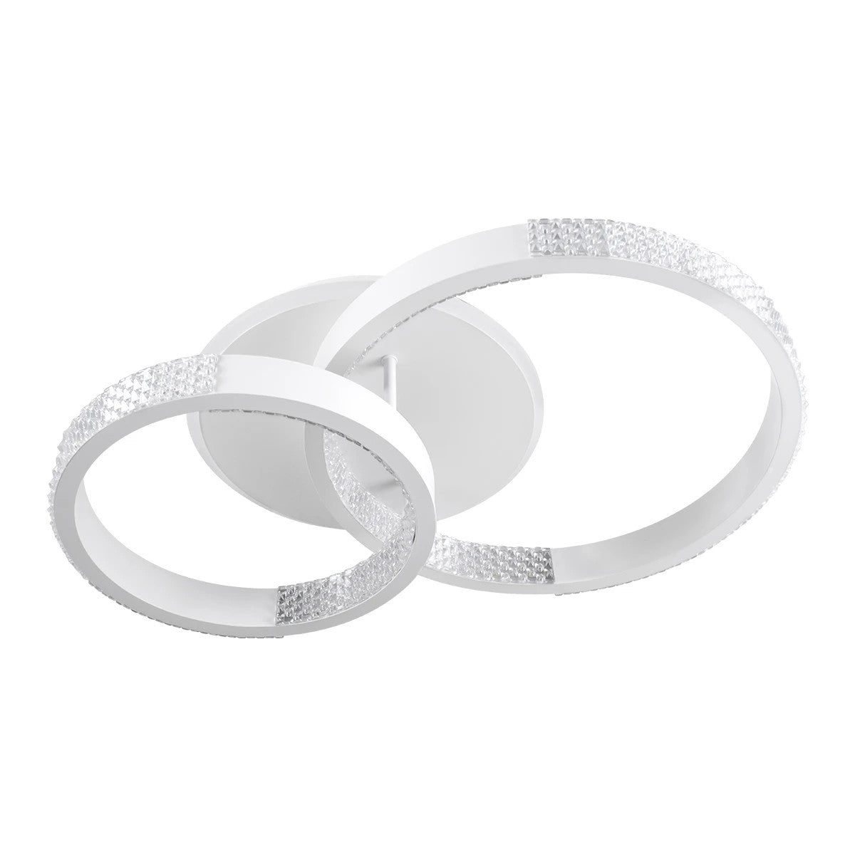 kelvo® DIAMOND KLV-101-0224 Φωτιστικό Οροφής LED 67W 6700lm 360° AC 220-240V IP20 Ρυθμιζόμενο Λευκό CCT με Χειριστήριο από 2700K έως 6000K Dimmable - Lumileds SMD Chip - Λευκό Ματ - Μ60 x Π40 x Υ14cm - 3 Χρόνια Εγγύηση - ledmania.gr