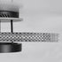 kelvo® DIAMOND KLV-101-0226 Φωτιστικό Οροφής LED 100W 10000lm 360° AC 220-240V IP20 Ρυθμιζόμενο Λευκό CCT με Χειριστήριο από 2700K έως 6000K Dimmable - Lumileds SMD Chip - Μαύρο Ματ - Μ80 x Π50 x Υ20cm - 3 Χρόνια Εγγύηση - ledmania.gr