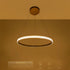 kelvo® DIAMOND KLV-101-0230 Κρεμαστό Φωτιστικό Οροφής LED 45W 4500lm 180° AC 220-240V IP20 Ρυθμιζόμενο Λευκό CCT με Χειριστήριο από 2700K έως 6000K Dimmable - Lumileds SMD Chip - Χρυσό Πλατίνα - Μ60 x Π60 x Υ3cm - 3 Χρόνια Εγγύηση