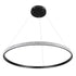 kelvo® DIAMOND KLV-101-0231 Κρεμαστό Φωτιστικό Οροφής LED 67W 6700lm 180° AC 220-240V IP20 Ρυθμιζόμενο Λευκό CCT με Χειριστήριο από 2700K έως 6000K Dimmable - Lumileds SMD Chip - Μαύρο Ματ - Μ80 x Π80 x Υ3cm - 3 Χρόνια Εγγύηση