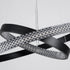 kelvo® DIAMOND KLV-101-0235-V2 Κρεμαστό Φωτιστικό Οροφής LED 75W 7500lm 360° AC 220-240V IP20 Ρυθμιζόμενο Λευκό CCT με Χειριστήριο από 2700K έως 6000K Dimmable - Lumileds SMD Chip - Μαύρο Ματ - Μ60 x Π60 x Υ40cm - 3 Χρόνια Εγγύηση