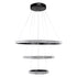 kelvo® DIAMOND KLV-101-0237 Κρεμαστό Φωτιστικό Οροφής LED 100W 10000lm 180° AC 220-240V IP20 Ρυθμιζόμενο Λευκό CCT με Χειριστήριο από 2700K έως 6000K Dimmable - Lumileds SMD Chip - Μαύρο Ματ - Μ60 x Π60 x Υ60cm - 3 Χρόνια Εγγύηση
