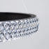 kelvo® DIAMOND KLV-101-0237-V2 Κρεμαστό Φωτιστικό Οροφής LED 100W 10000lm 180° AC 220-240V IP20 Ρυθμιζόμενο Λευκό CCT με Χειριστήριο από 2700K έως 6000K Dimmable - Lumileds SMD Chip - Μαύρο Ματ - Μ60 x Π60 x Υ60cm - 3 Χρόνια Εγγύηση