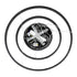 kelvo® DIAMOND KLV-101-0237-V2 Κρεμαστό Φωτιστικό Οροφής LED 100W 10000lm 180° AC 220-240V IP20 Ρυθμιζόμενο Λευκό CCT με Χειριστήριο από 2700K έως 6000K Dimmable - Lumileds SMD Chip - Μαύρο Ματ - Μ60 x Π60 x Υ60cm - 3 Χρόνια Εγγύηση