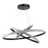 kelvo® DIAMOND KLV-101-0239 Κρεμαστό Φωτιστικό Οροφής LED 120W 12000lm 180° AC 220-240V IP20 Ρυθμιζόμενο Λευκό CCT με Χειριστήριο από 2700K έως 6000K Dimmable - Lumileds SMD Chip - Μαύρο Ματ - Μ80 x Π80 x Υ80cm - 3 Χρόνια Εγγύηση