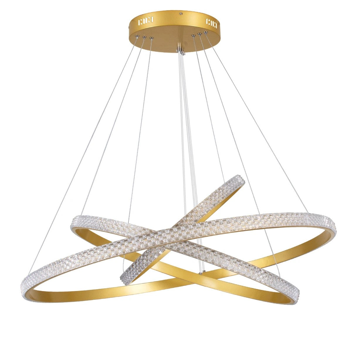 kelvo® DIAMOND KLV-101-0240-V2 Κρεμαστό Φωτιστικό Οροφής LED 120W 12000lm 180° AC 220-240V IP20 Ρυθμιζόμενο Λευκό CCT