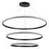 kelvo® DIAMOND KLV-101-0241 Κρεμαστό Φωτιστικό Οροφής LED 150W 15000lm 180° AC 220-240V IP20 Ρυθμιζόμενο Λευκό CCT με Χειριστήριο από 2700K έως 6000K Dimmable - Lumileds SMD Chip - Μαύρο Ματ - Μ100 x Π100 x Υ100cm - 3 Χρόνια Εγγύηση