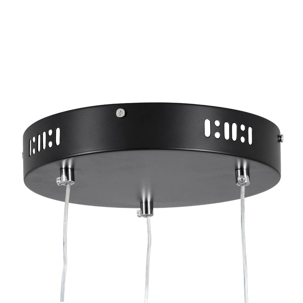 kelvo® DIAMOND KLV-101-0243 Κρεμαστό Φωτιστικό Οροφής LED 100W 10000lm 180° AC 220-240V IP20 Ρυθμιζόμενο Λευκό CCT με Χειριστήριο από 2700K έως 6000K Dimmable - Lumileds SMD Chip - Μαύρο Ματ - Μ110 x Π110 x Υ60cm - 3 Χρόνια Εγγύηση