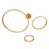 kelvo® DIAMOND KLV-101-0244 Κρεμαστό Φωτιστικό Οροφής LED 100W 10000lm 180° AC 220-240V IP20 Ρυθμιζόμενο Λευκό CCT με Χειριστήριο από 2700K έως 6000K Dimmable - Lumileds SMD Chip - Χρυσό Πλατίνα - Μ110 x Π110 x Υ60cm - 3 Χρόνια Εγγύηση