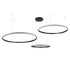kelvo® DIAMOND KLV-101-0245 Κρεμαστό Φωτιστικό Οροφής LED 150W 15000lm 180° AC 220-240V IP20 Ρυθμιζόμενο Λευκό CCT με Χειριστήριο από 2700K έως 6000K Dimmable - Lumileds SMD Chip - Μαύρο Ματ - Μ170 x Π170 x Υ60cm - 3 Χρόνια Εγγύηση
