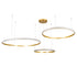 kelvo® DIAMOND KLV-101-0246 Κρεμαστό Φωτιστικό Οροφής LED 150W 15000lm 180° AC 220-240V IP20 Ρυθμιζόμενο Λευκό CCT με Χειριστήριο από 2700K έως 6000K Dimmable - Lumileds SMD Chip - Χρυσό Πλατίνα - Μ170 x Π170 x Υ60cm - 3 Χρόνια Εγγύηση
