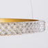 kelvo® DIAMOND KLV-101-0246 Κρεμαστό Φωτιστικό Οροφής LED 150W 15000lm 180° AC 220-240V IP20 Ρυθμιζόμενο Λευκό CCT με Χειριστήριο από 2700K έως 6000K Dimmable - Lumileds SMD Chip - Χρυσό Πλατίνα - Μ170 x Π170 x Υ60cm - 3 Χρόνια Εγγύηση