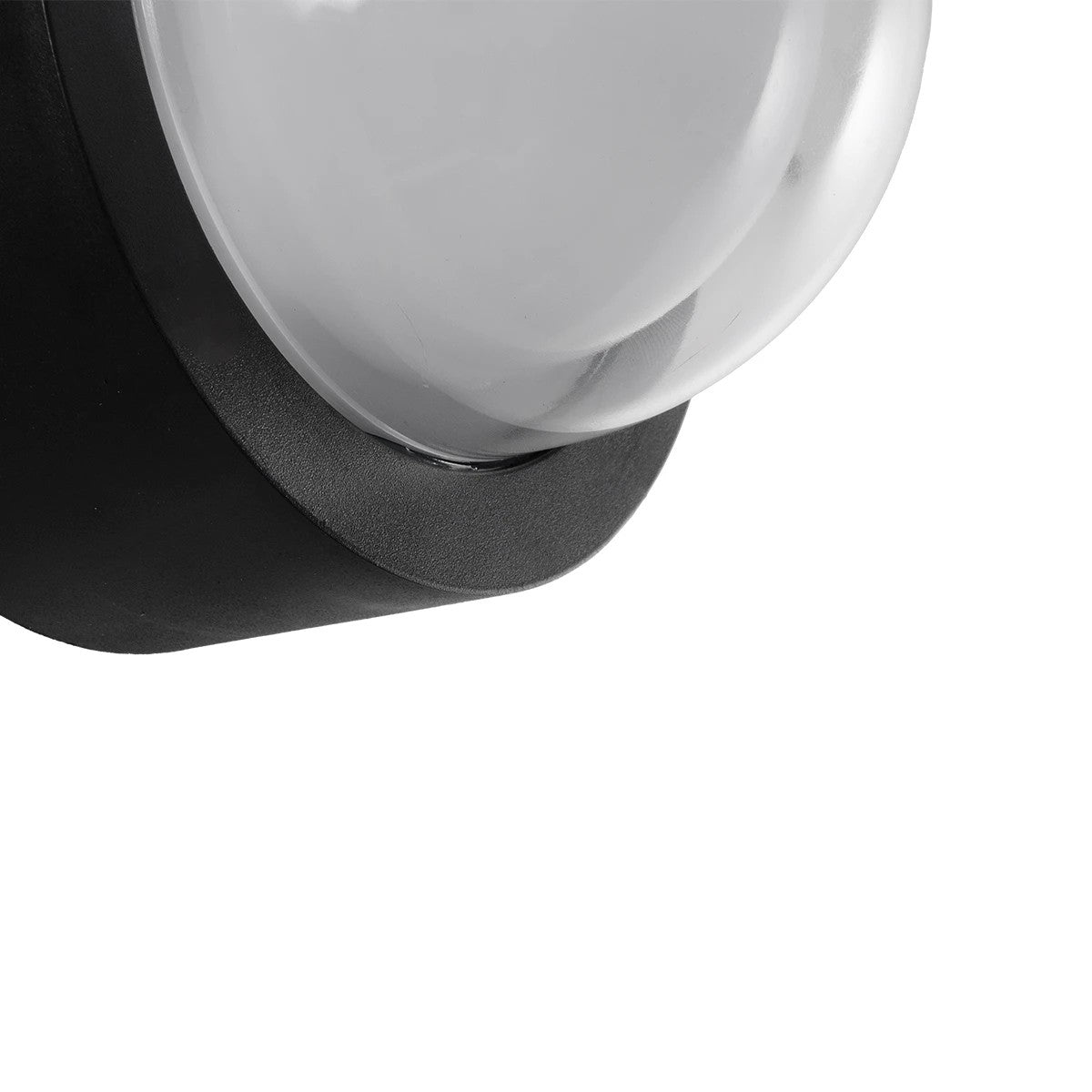 kelvo® NEXA KLV-101-0248 Φωτιστικό Τοίχου / Απλίκα LED 6W 600lm 180° AC 220-240V Αδιάβροχο IP65 Θερμό Λευκό 2700K - Sanan SMD Chip & TÜV SÜD Driver - Μαύρο Ματ - Μ11 x Π8.5 x Υ11cm - 5 Χρόνια Εγγύηση