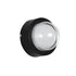 kelvo® NEXA KLV-101-0249 Φωτιστικό Τοίχου / Απλίκα LED 6W 360lm 180° AC 220-240V Αδιάβροχο IP65 Μπλε - Sanan SMD Chip & TÜV SÜD Driver - Μαύρο Ματ - Μ11 x Π8.5 x Υ11cm - 5 Χρόνια Εγγύηση