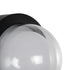 kelvo® NEXA KLV-101-0249 Φωτιστικό Τοίχου / Απλίκα LED 6W 360lm 180° AC 220-240V Αδιάβροχο IP65 Μπλε - Sanan SMD Chip & TÜV SÜD Driver - Μαύρο Ματ - Μ11 x Π8.5 x Υ11cm - 5 Χρόνια Εγγύηση