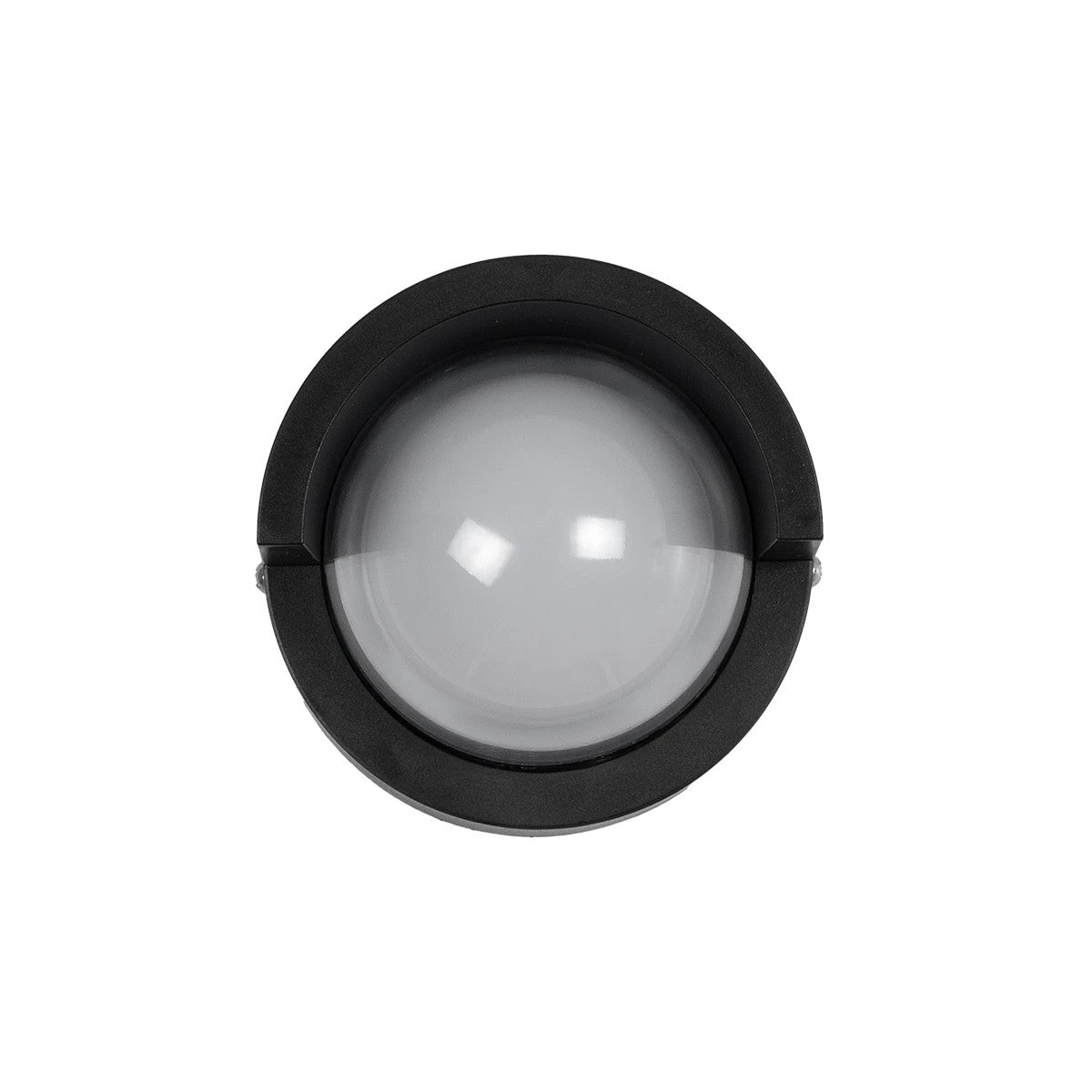 kelvo® NEXA KLV-101-0252 Φωτιστικό Τοίχου / Απλίκα LED 6W 600lm 180° AC 220-240V Αδιάβροχο IP65 Θερμό Λευκό 2700K - Sanan SMD Chip & TÜV SÜD Driver - Μαύρο Ματ - Μ11 x Π9 x Υ11cm - 5 Χρόνια Εγγύηση