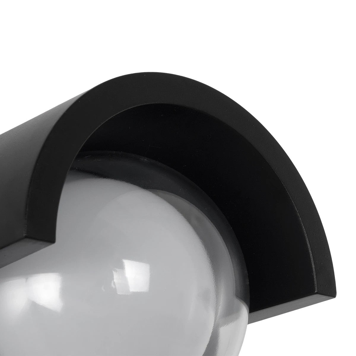 kelvo® NEXA KLV-101-0252 Φωτιστικό Τοίχου / Απλίκα LED 6W 600lm 180° AC 220-240V Αδιάβροχο IP65 Θερμό Λευκό 2700K - Sanan SMD Chip & TÜV SÜD Driver - Μαύρο Ματ - Μ11 x Π9 x Υ11cm - 5 Χρόνια Εγγύηση