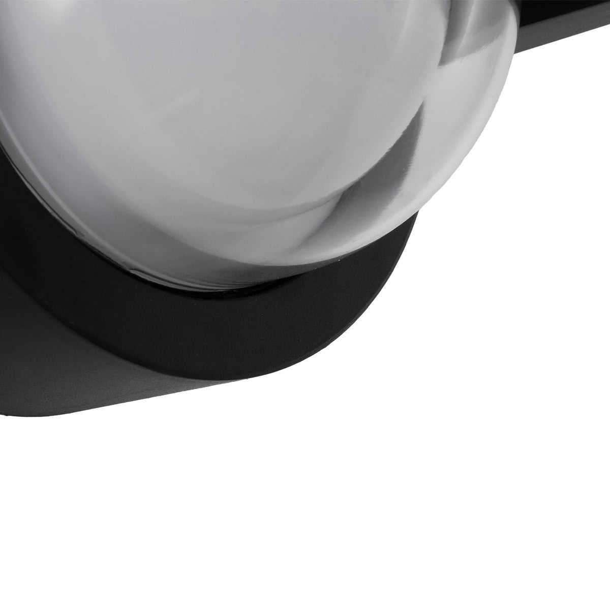 kelvo® NEXA KLV-101-0253 Φωτιστικό Τοίχου / Απλίκα LED 6W 360lm 180° AC 220-240V Αδιάβροχο IP65 Μπλε - Sanan SMD Chip & TÜV SÜD Driver - Μαύρο Ματ - Μ11 x Π9 x Υ11cm - 5 Χρόνια Εγγύηση