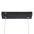 kelvo® LINARIA KLV-101-0258 Κρεμαστό Φωτιστικό Οροφής LED 72W 7200lm 180° AC 220-240V IP20 Ρυθμιζόμενο Λευκό CCT με Χειριστήριο από 2700K έως 6000K Dimmable - Lumileds SMD Chip - Μαύρο Ματ - Μ130 x Π4 x Υ25cm - 3 Χρόνια Εγγύηση