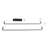 kelvo® LINARIA KLV-101-0258-V2 Κρεμαστό Φωτιστικό Οροφής LED 72W 7200lm 180° AC 220-240V IP20 Ρυθμιζόμενο Λευκό CCT με Χειριστήριο από 2700K έως 6000K Dimmable - Lumileds SMD Chip - Μαύρο Ματ - Μ220 x Π4 x Υ25cm - 3 Χρόνια Εγγύηση