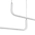 kelvo® LINARIA KLV-101-0259 Κρεμαστό Φωτιστικό Οροφής LED 72W 7200lm 180° AC 220-240V IP20 Ρυθμιζόμενο Λευκό CCT με Χειριστήριο από 2700K έως 6000K Dimmable - Lumileds SMD Chip - Λευκό Ματ - Μ130 x Π4 x Υ25cm - 3 Χρόνια Εγγύηση