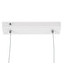 kelvo® LINARIA KLV-101-0259-V2 Κρεμαστό Φωτιστικό Οροφής LED 72W 7200lm 180° AC 220-240V IP20 Ρυθμιζόμενο Λευκό CCT με Χειριστήριο από 2700K έως 6000K Dimmable - Lumileds SMD Chip - Λευκό Ματ - Μ220 x Π4 x Υ25cm - 3 Χρόνια Εγγύηση